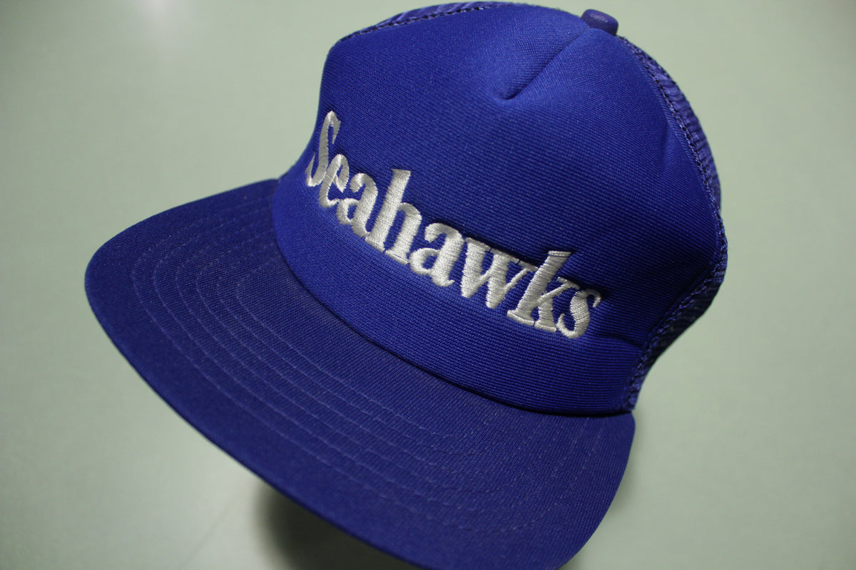 Seattle Seahawks Vintage 80's New Era Made in USA Trucker Snapback Adj –  thefuzzyfelt