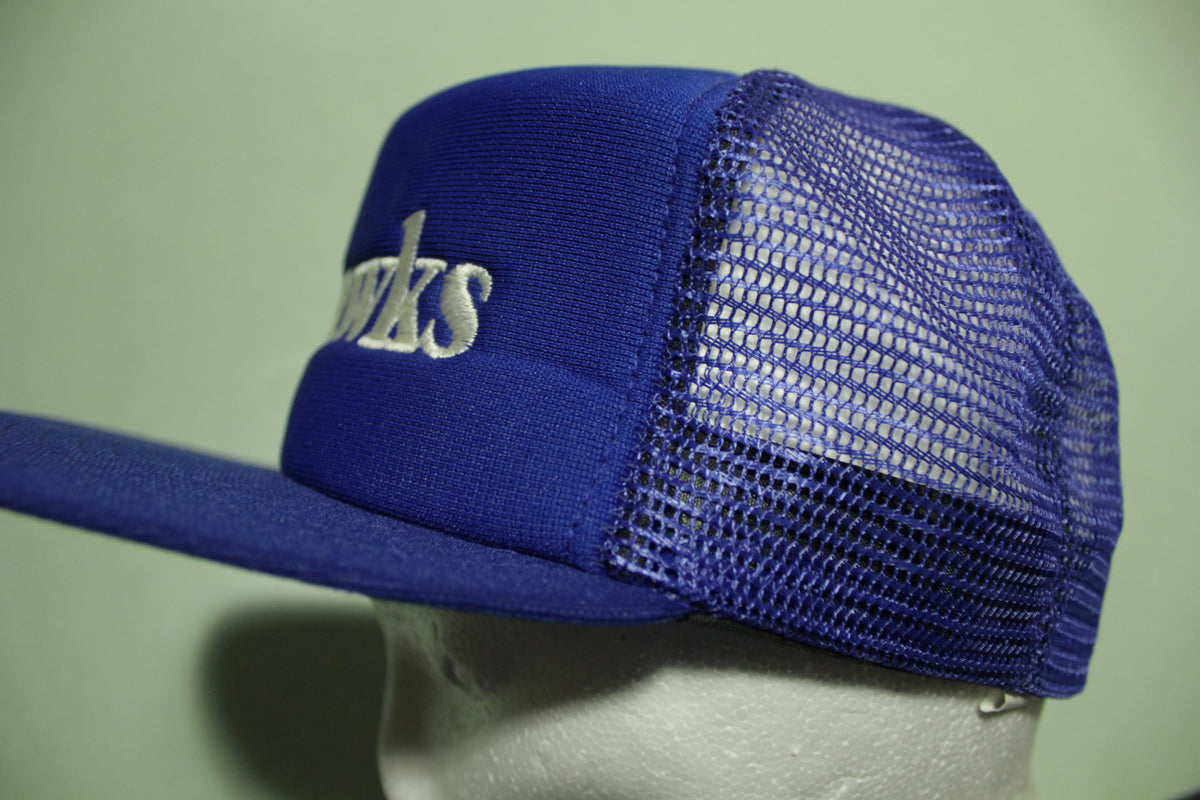 Seattle Seahawks Vintage 80's New Era Made in USA Trucker Snapback Adjustable Hat