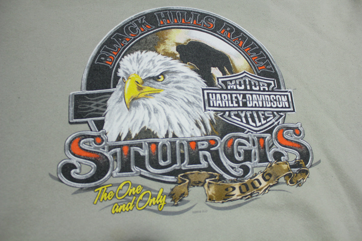 Harley Davidson Motorcycles 2006 Sturgis Black Hills South Dakota Hoodie Sweatshirt