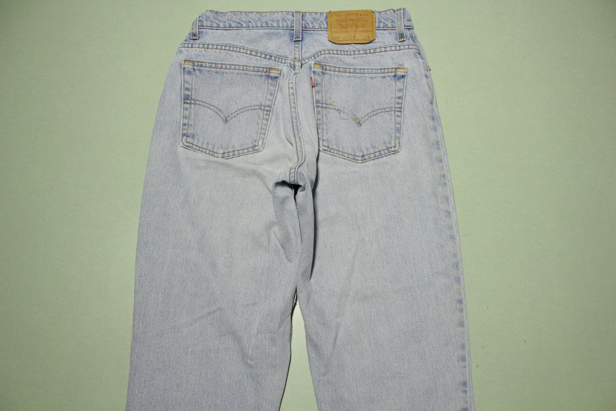 Levis 550 Tapered Leg Stone Washed 90s Made IN USA Womens Denim Jeans