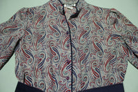 IMI Vintage 80s Sleeve Dress With Cloth Matching Waist Tie