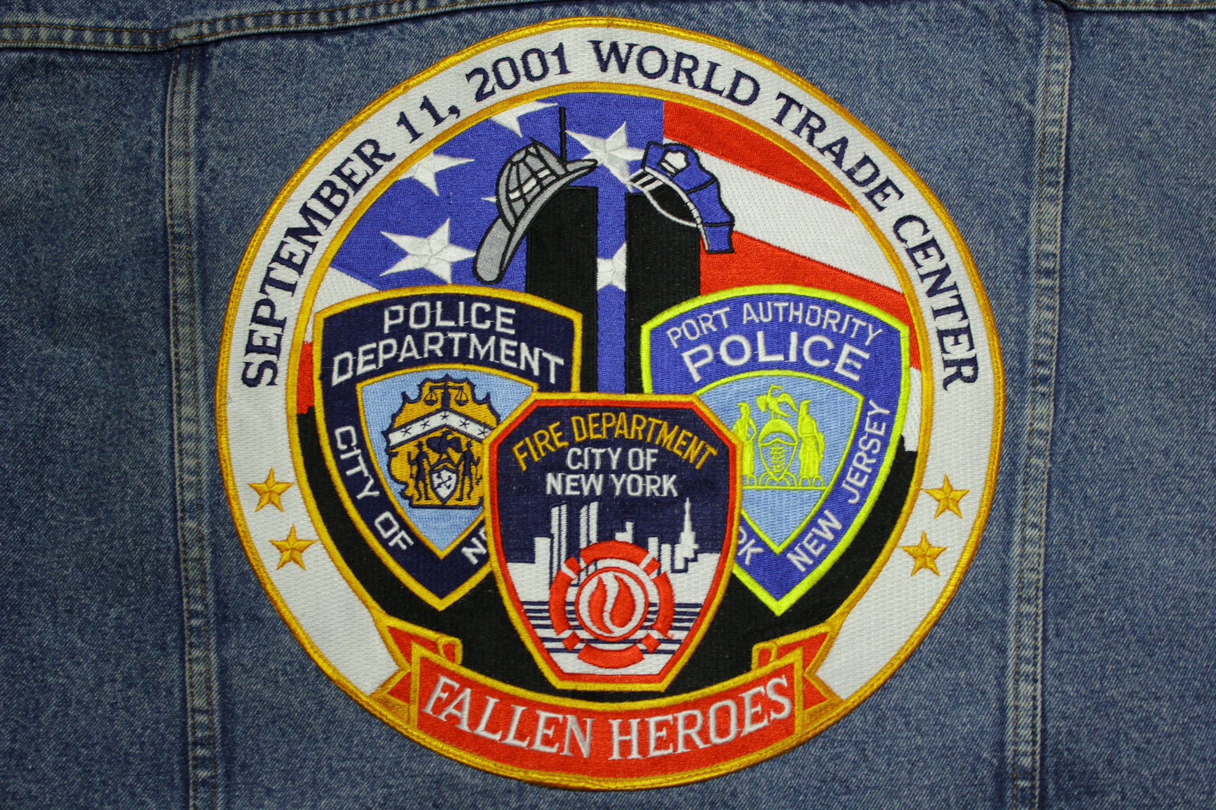 SHERIFF Back Patch POLICE EMERGENCY 911 9/11 DEA SFPD LEO PAPD NYPD SWAT  NYSO