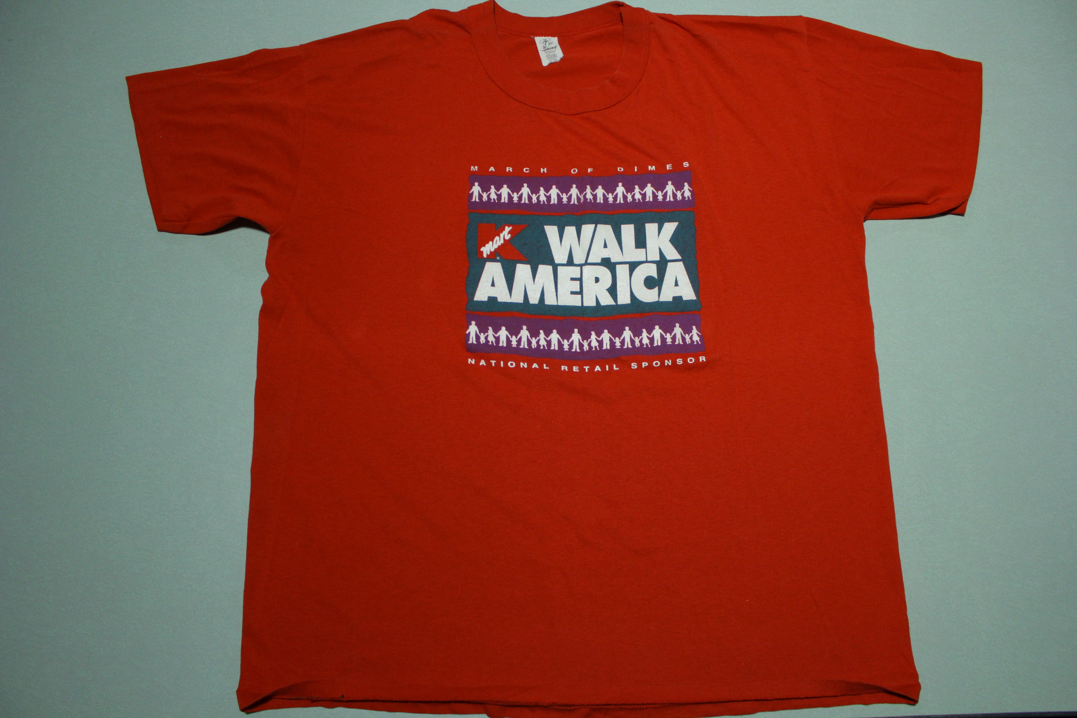 Kmart Vintage Walk America March of Dimes Made in USA Single