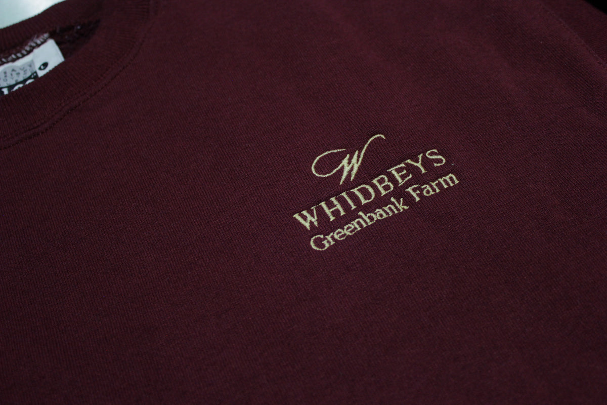 Whidbeys Greenbank Farm Vintage 90's Lee Made in USA Crewneck Sweatshirt