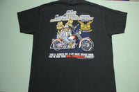 Big Johnson Motorcycles More Inches When Stroked Vintage 1998 90's Big Twins T-Shirt