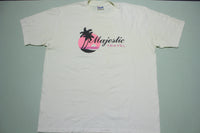 Majestic Travel Sunset Beach Vintage 80s Hanes Fifty Single Stitch USA T-Shirt