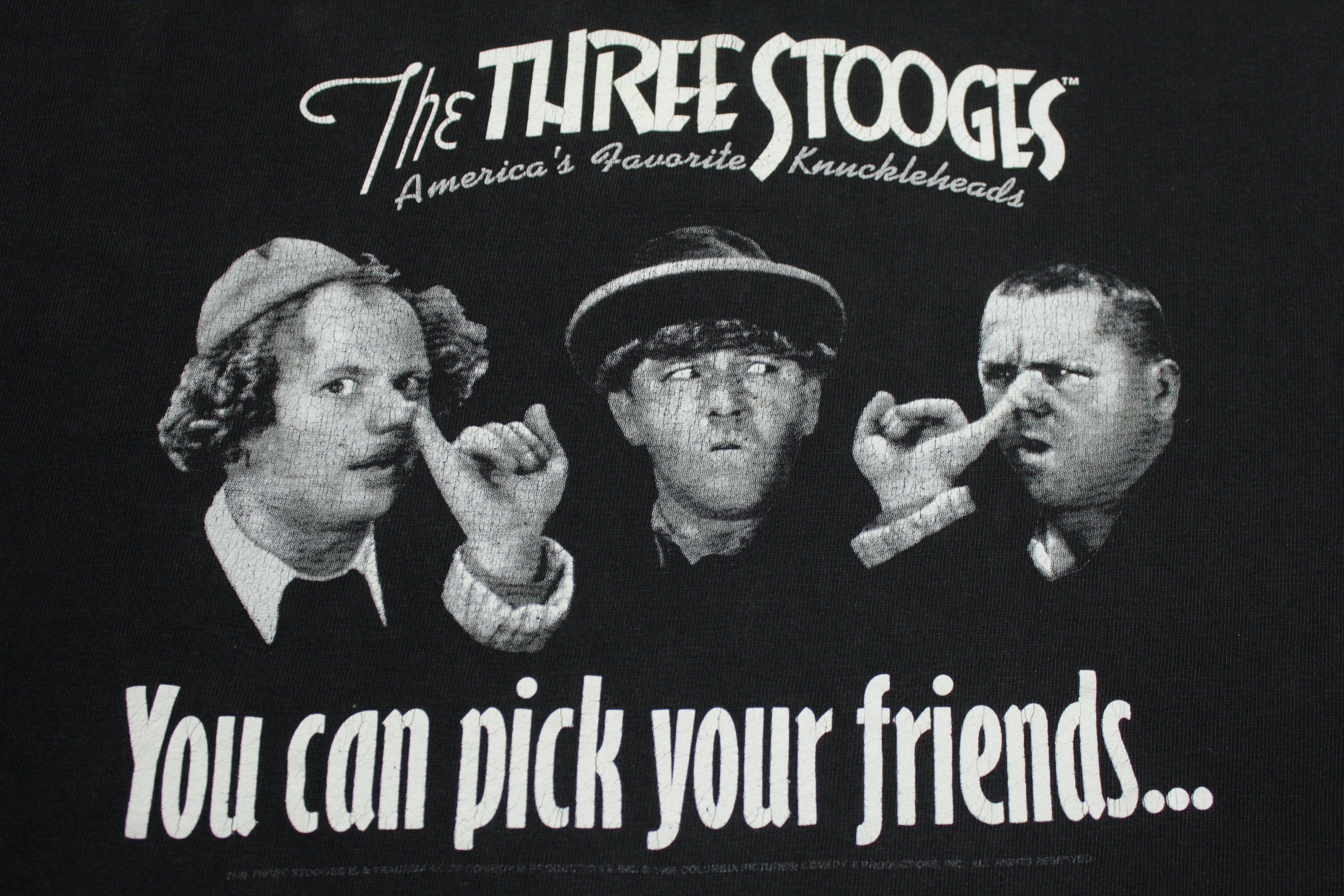 Three Stooges 1995 You Can Pick Your Friends Vintage Cronies USA