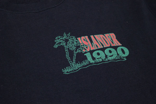 Islander 1990 Palm Beach Scene Vintage 90s Crewneck Sweatshirt.