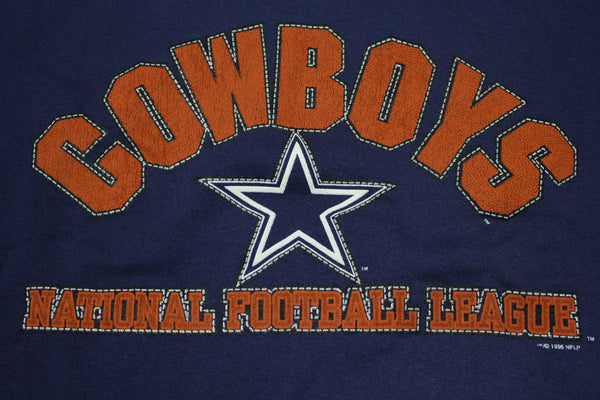 Dallas Cowboys Football Star Hanes Vintage 1996 USA Crewneck 90s Sweatshirt