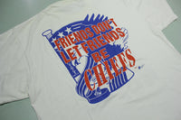 Just Say No Spokane Chiefs Tri-Cities Americans Vintage 90's Nancy Reagan Slogan T-Shirt