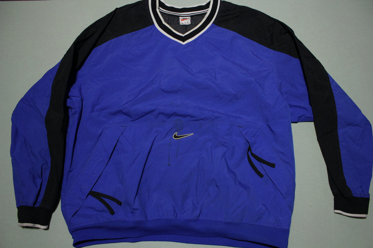 Nike 90s Color Block Vintage Windbreaker Track Sports Pullover