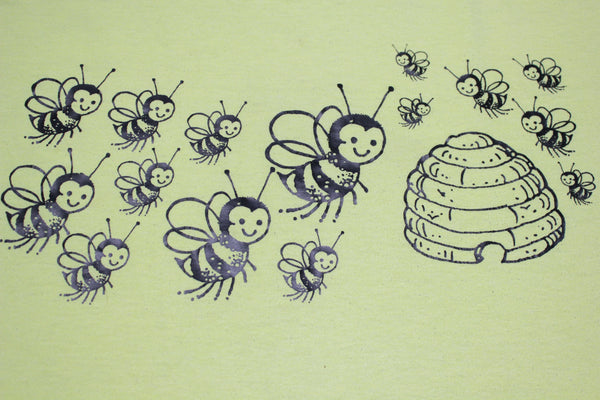 Beehive Honey Bees Vintage Single Stitch Made in USA 90's T-shirt
