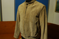 Genuine Leather Hecho En Mexico Vintage 70's Bomber Jacket Suede Coat