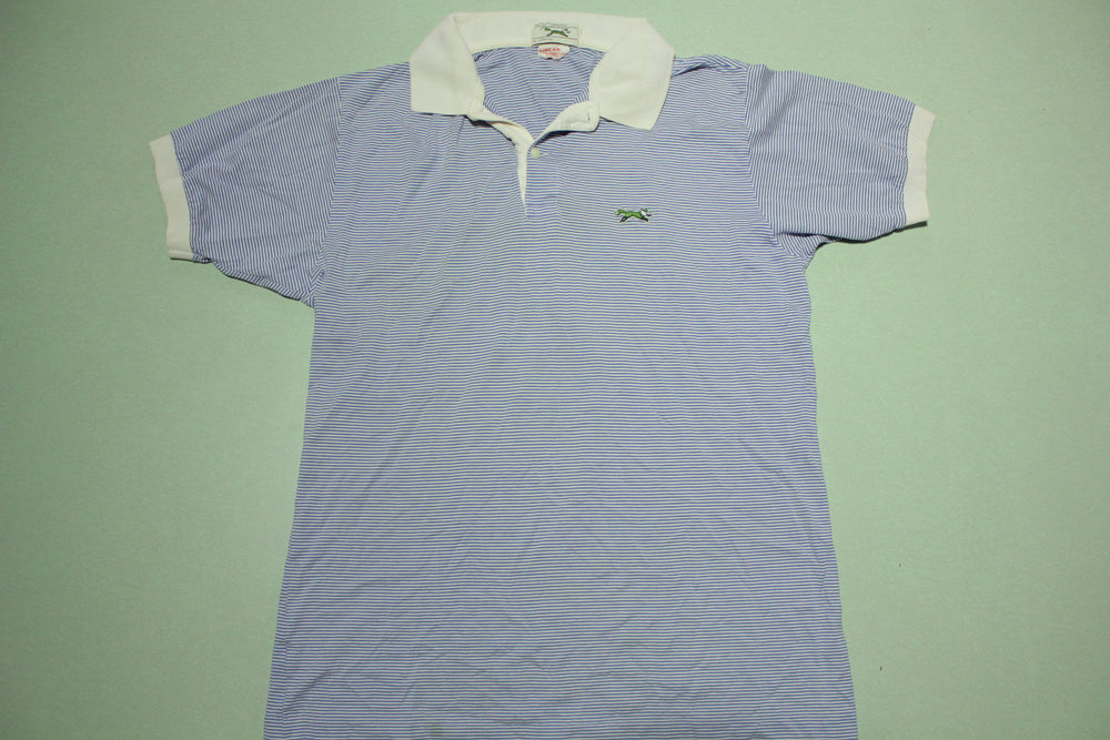 JCPenney The Fox Collection Vintage 80's Striped Golf Tennis Polo