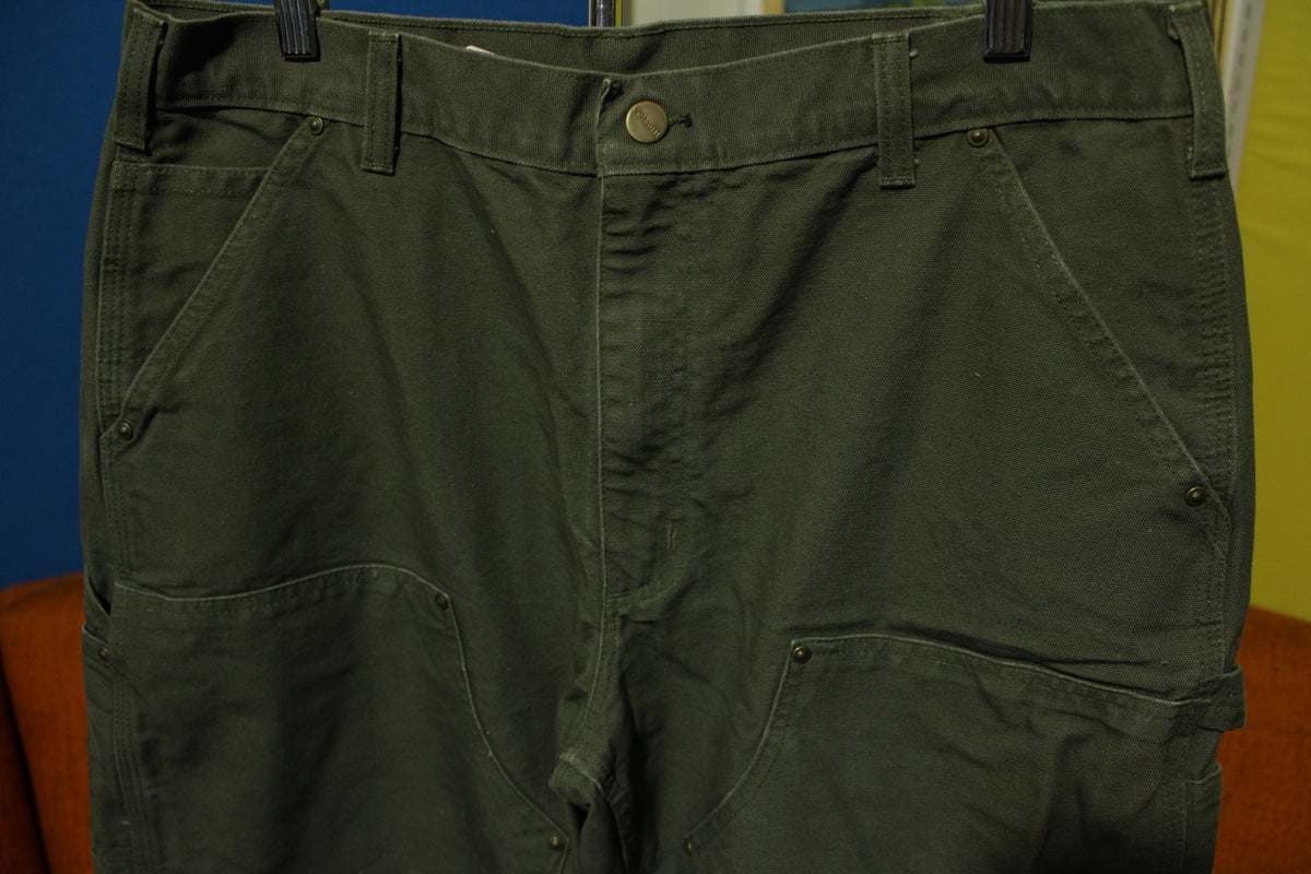 Carhartt B136 MOS 36x30 Washed Duck Work Pants NEW!! Canvas Double Kne ...