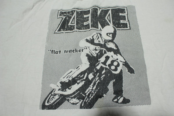 Zeke Flat Tracker Vintage Seattle Punk Grunge 1996 Band 90s Album Ringer T-Shirt