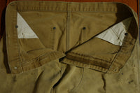 Carhartt 62W Vintage BRN Washed Duck Work Pants USA Union Made 36x29