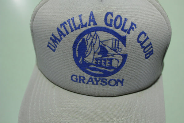 Umatilla Golf Club Grayson Vintage 80's Trucker Snapback Adjustable Hat
