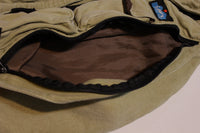 Kavu Seattle USA Brown Khaki Vtg Rope Sling Crossbody Bag Shoulder Backpack