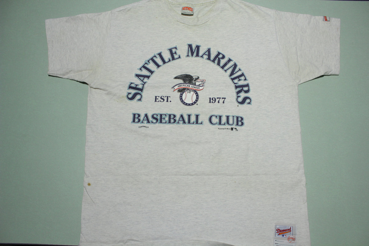 Seattle Mariners Vintage Nutmeg Mills Diamond Collection 1977 Baseball T-Shirt