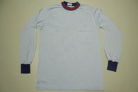 Munsingwear Vintage Made in USA Long Sleeve Single Stitch Pocket Shirt