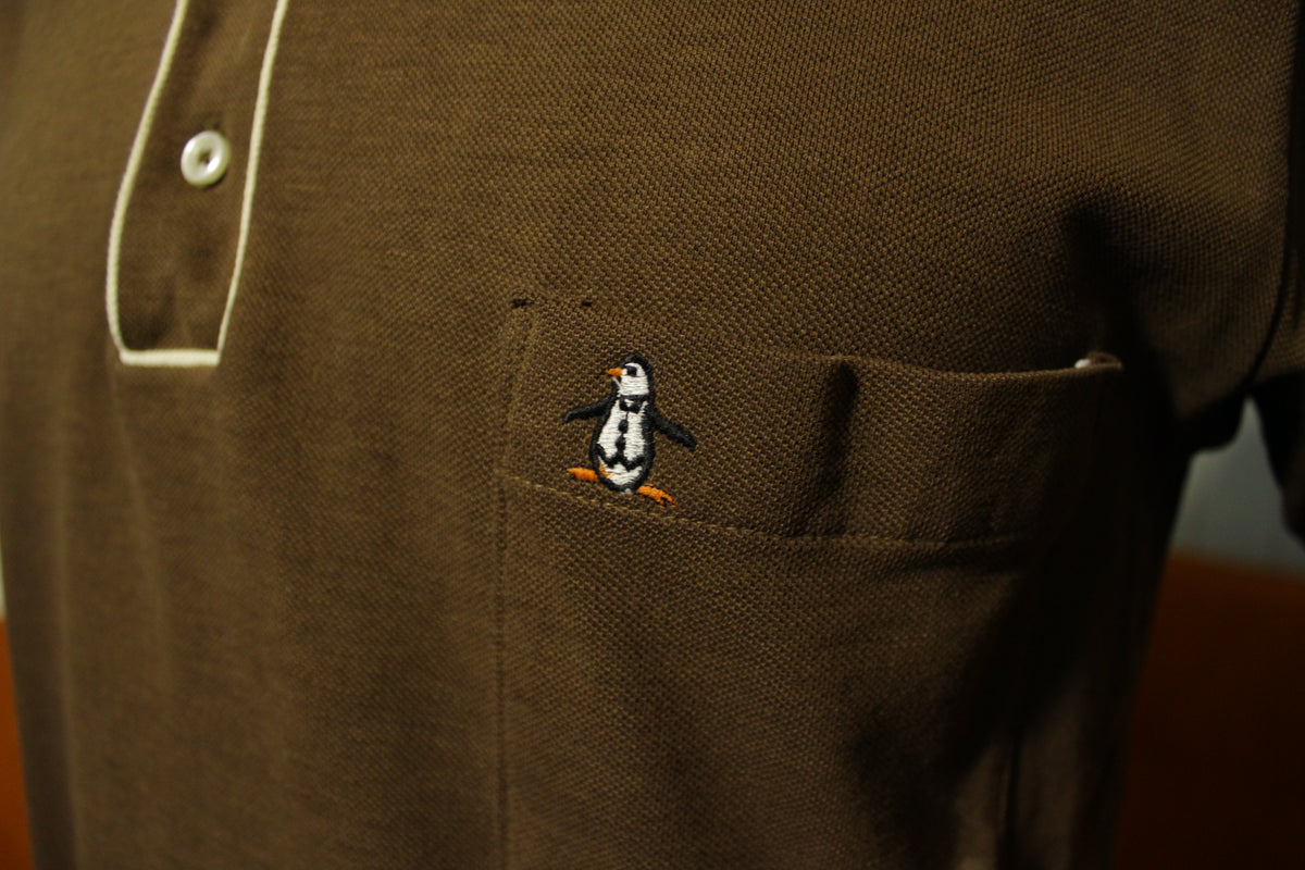 kom sammen tidligste Misvisende Munsingwear Vintage Penguin 80s Grand Slam Polo Shirt. Brown Medium –  thefuzzyfelt