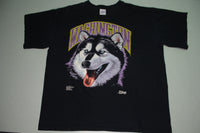 Washington Huskies Vintage 1992 Salem Sportswear Intense Mascots Big Head UW T-Shirt