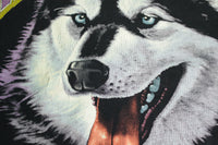 Washington Huskies Vintage 1992 Salem Sportswear Intense Mascots Big Head UW T-Shirt