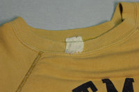 Whitman College Vintage 60's Velva Sheen Felt Letters T-Shirt Short Sleeve Sweatshirt
