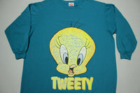 Tweety 1995 Vintage Nighty Long Sleeve Looney Tunes 90s Sweatshirt