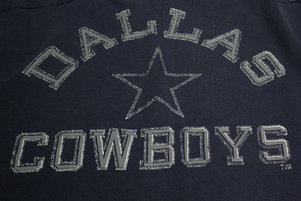 Dallas Cowboys Vintage 3/4 Sleeve 80's Champion Made in USA T-Shirt Jersey