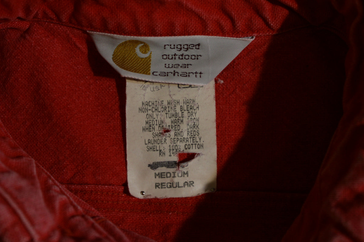 Copy of Carhartt Rugged Outdoor Wear Heavy Duty Mens Medium USA Flannel Work Shirt