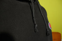 Champion Authentic Reverse Weave Big C Logo Patch Black Men's Large Hoodie