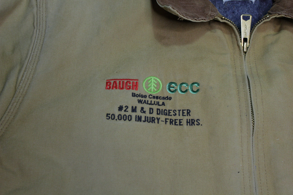 Carhartt 6BLJ J01 Vintage Union Made in USA Detroit 80's 90's Work Jacket