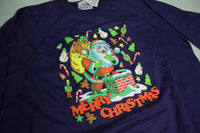 Jimmy'Z Vintage 80's Street Skate Dogtown Merry Christmas Deadstock NWT Sweatshirt