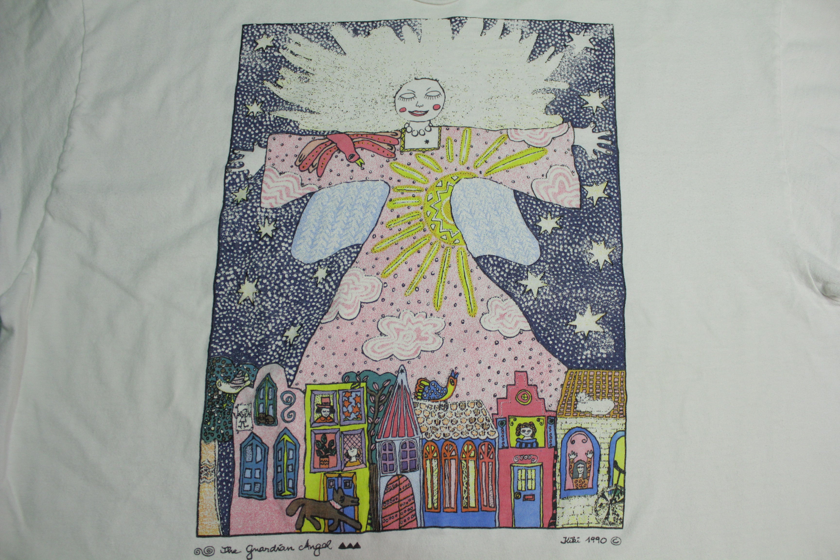 The Guardian Angel Vintage 1990 Artist Kiki Suarez Design