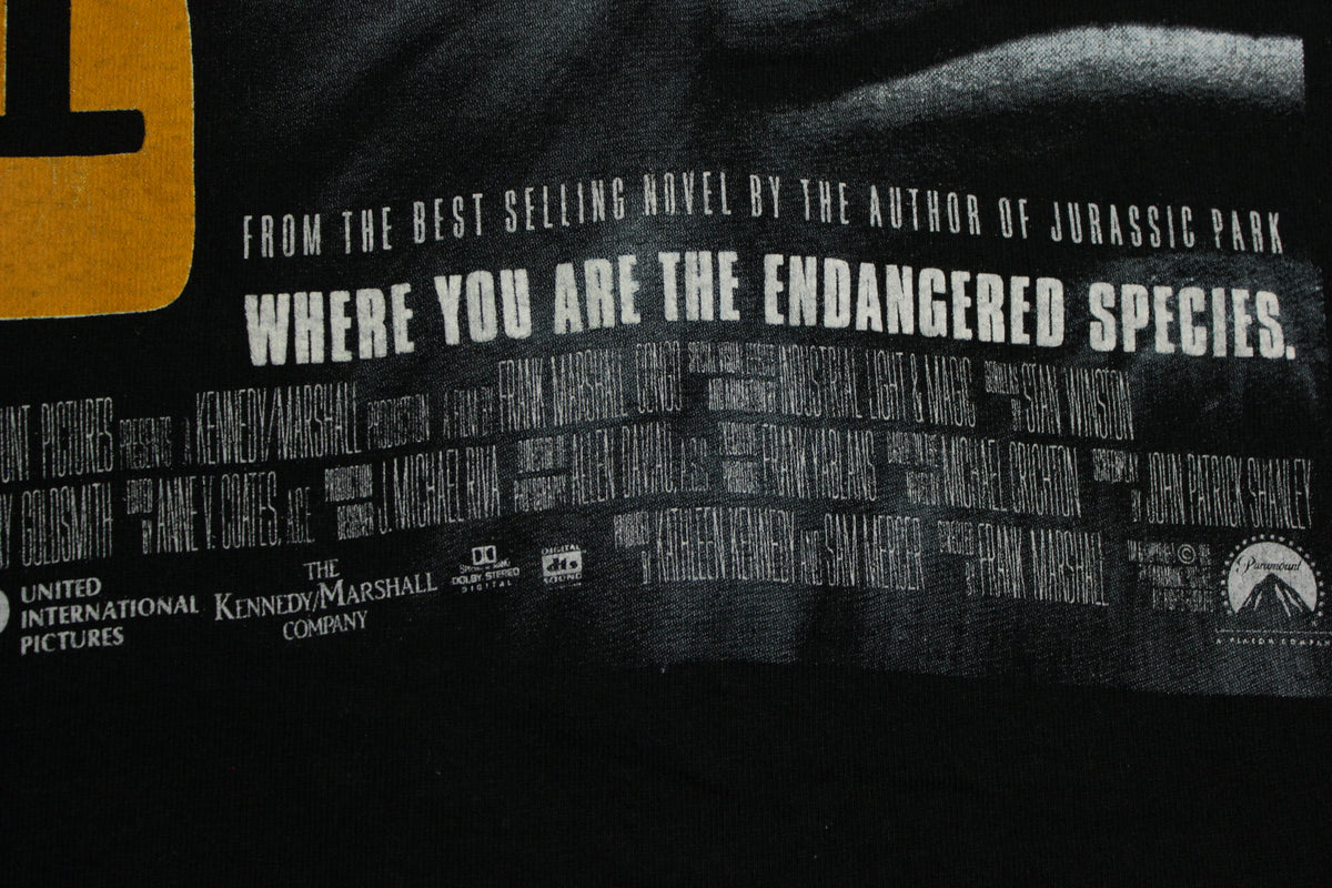 Congo Movie Poster Vintage 1995 Endangered Species Promo Single Stitch FOTL USA T-Shirt