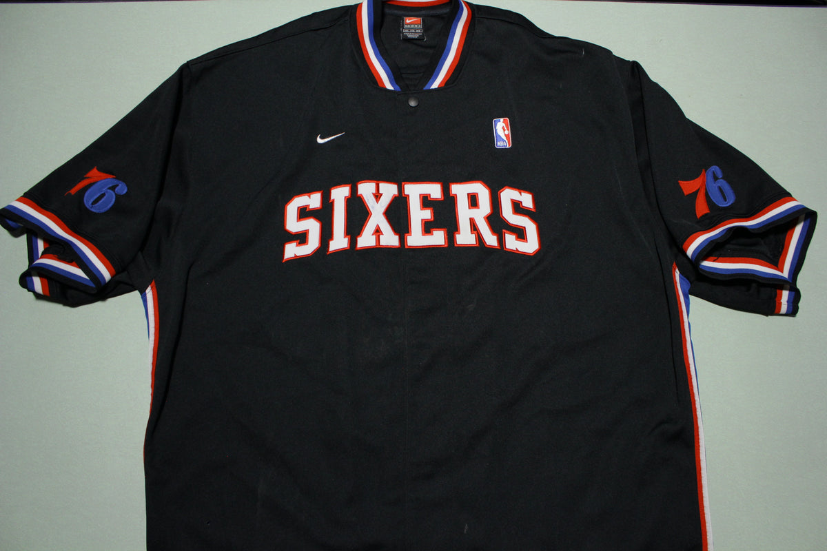 New York Knicks Vintage Nike Throwback NBA Shooting Shirt Warm 