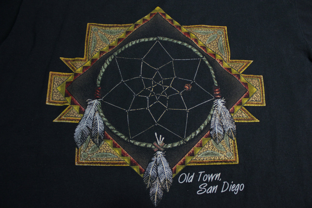 Old Town San Diego Vintage 90's Dream Catcher Single Stitch Tourist T-Shirt