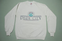 Park City Utah Vintage 90s Tourist Location Crewneck Made in USA Jerzees Sweatshirt
