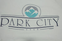 Park City Utah Vintage 90s Tourist Location Crewneck Made in USA Jerzees Sweatshirt