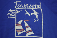 Port Townsend Washington 1987 Made in USA 80's Tultex Crewneck Sweatshirt