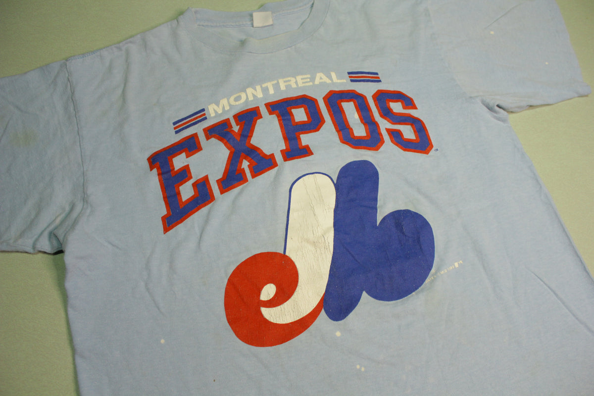 Montreal Expos Vintage Big Logo Artex MLB 1989 80's Single Stitch Baby –  thefuzzyfelt