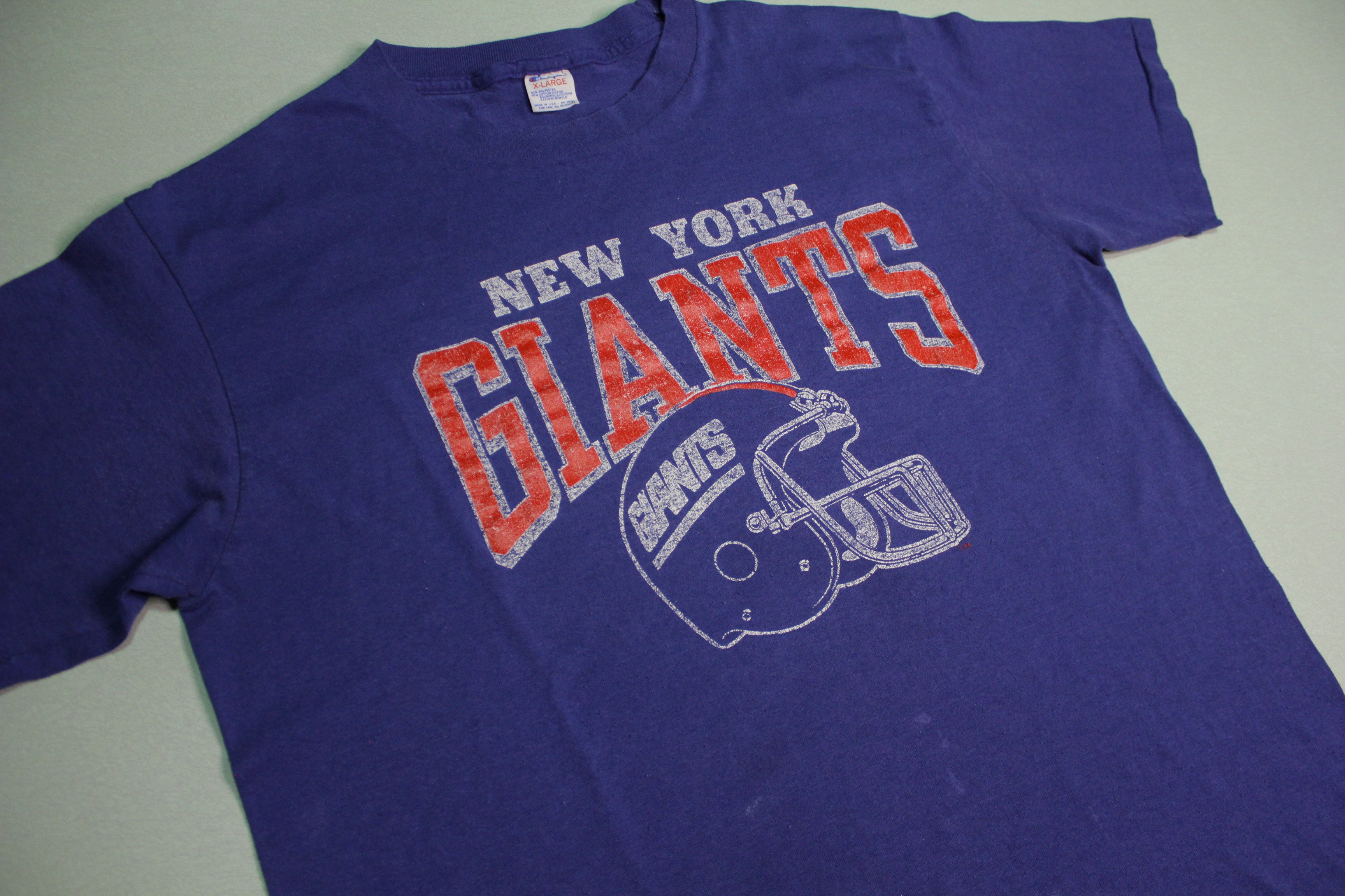 New York Giants Vintage 80's Champion Made in USA Single Stitch