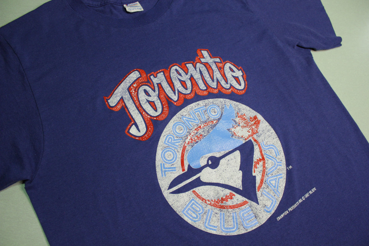 Toronto Blue Jays 1987 Vintage 80's Champion Made in USA Single