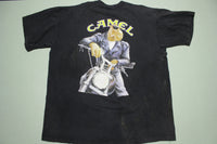 Joe Camel Cigarettes Vintage Harley Motorcycle Leather Jacket 90s Single Stitch T-Shirt