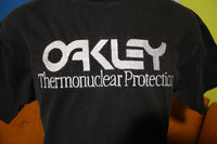 Oakley Thermonuclear Protection All Embroidered 80's 90's Vintage XL T-Shirt
