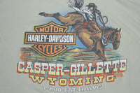 Sturgis 60th Black Hills Rally 2000 Harley Davidson Casper Wyoming Motorcycle T-Shirt