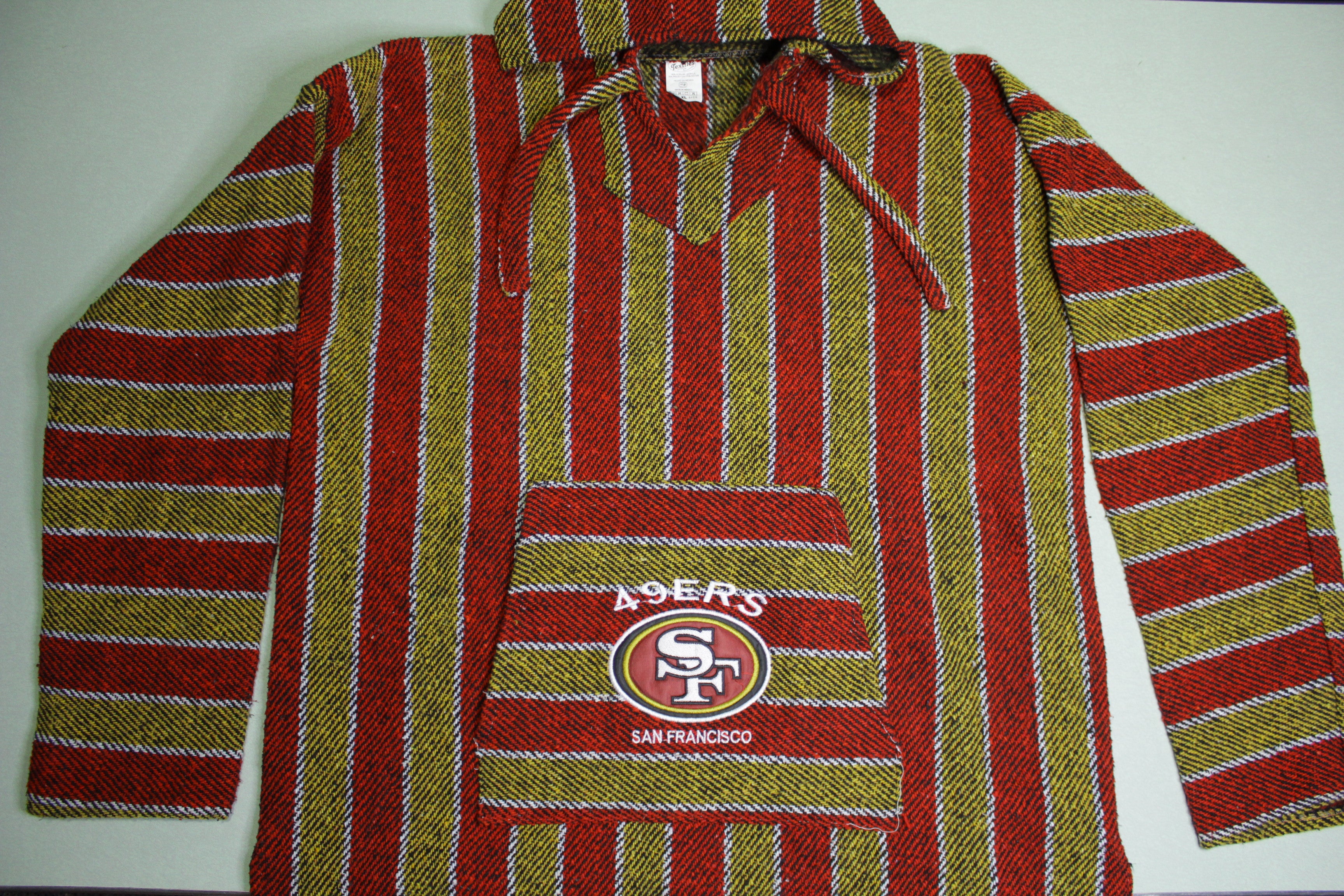 San popular Francisco 49NRES Hooded Poncho