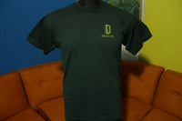 Oregon University Ducks Embroidered Logo Vintage 80's Made in USA T-Shirt